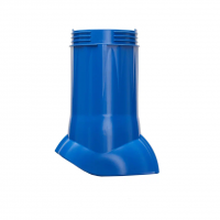 Вентиляционный выход неизолированный Gervent, 160 мм, синий