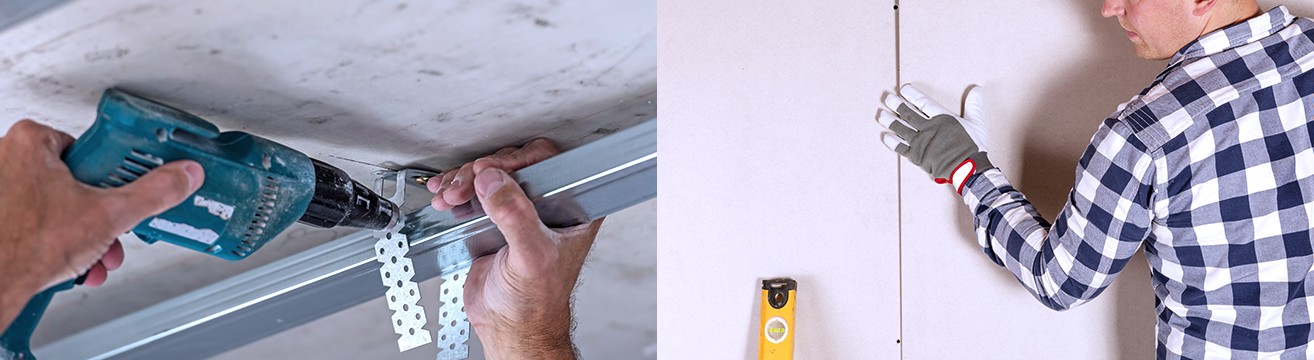 Как правильно монтировать стену из гипсокартона?