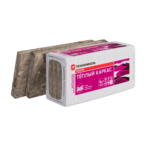 Минеральная изоляция ТЕХНОНИКОЛЬ 37 PN Тёплый каркас 1200х610х100