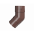 ТН ПВХ колено трубы 135°, коричневый, шт