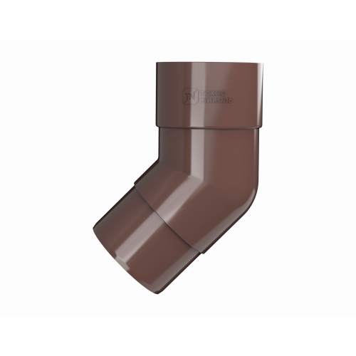 ТН ПВХ колено трубы 135°, коричневый, шт