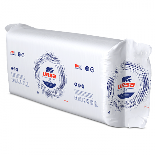 Теплоизоляция Ursa GEO П30-У 1250х600х50 мм 20 плит в упаковке