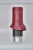 Вентиляционный выход изолированный Gervent, 125/160 мм, бордовый