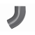 ТЕХНОНИКОЛЬ Металлическая водосточная система, колено трубы 60°, графитово-серый