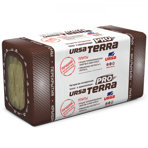 Теплоизоляция Ursa Terra 34 Pn-Pro 1000х610х100 мм 5 плит в упаковке